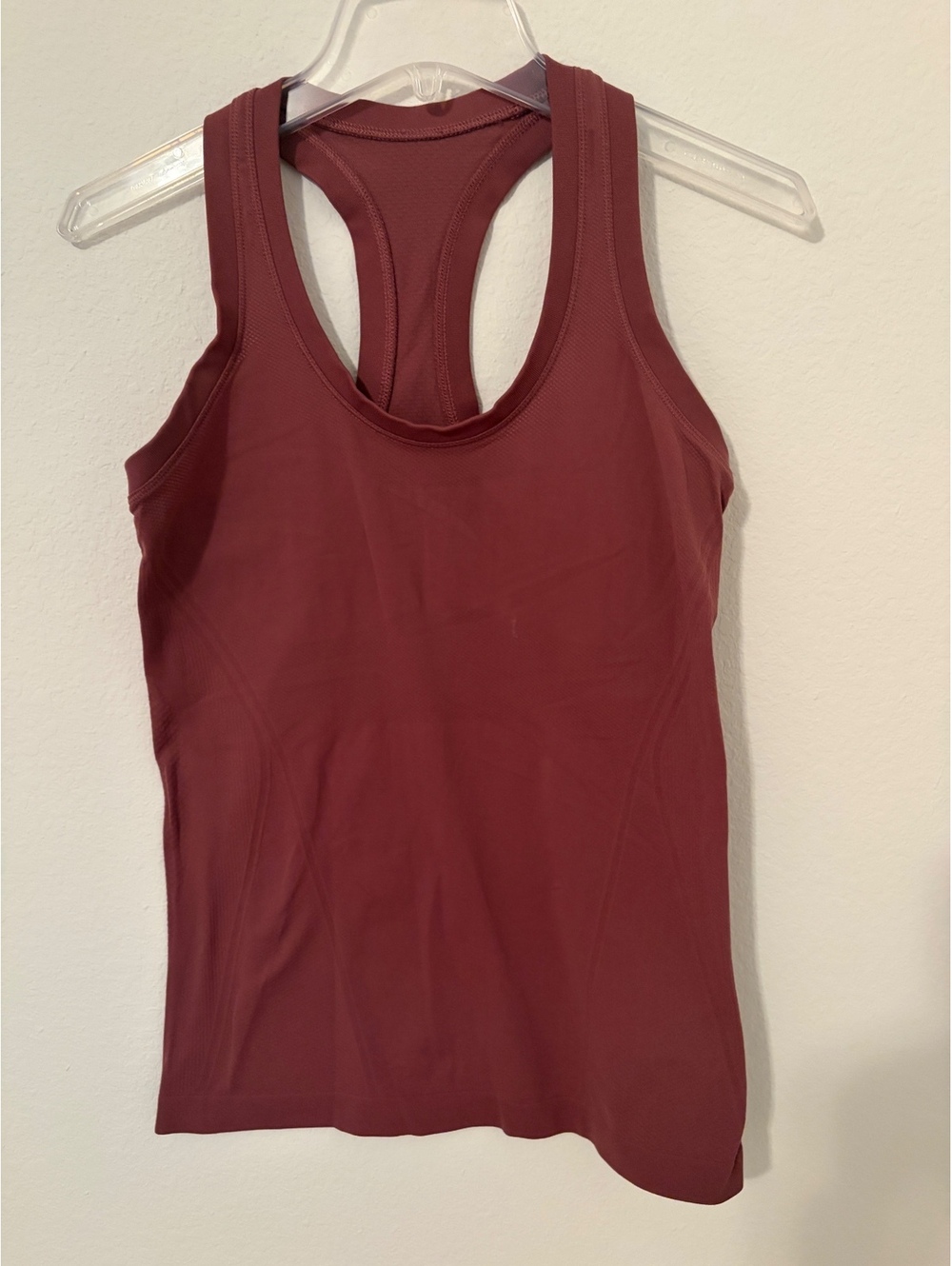 Athleta Momentum Seamless Tank Top Dusty Rose Racerback Size Small